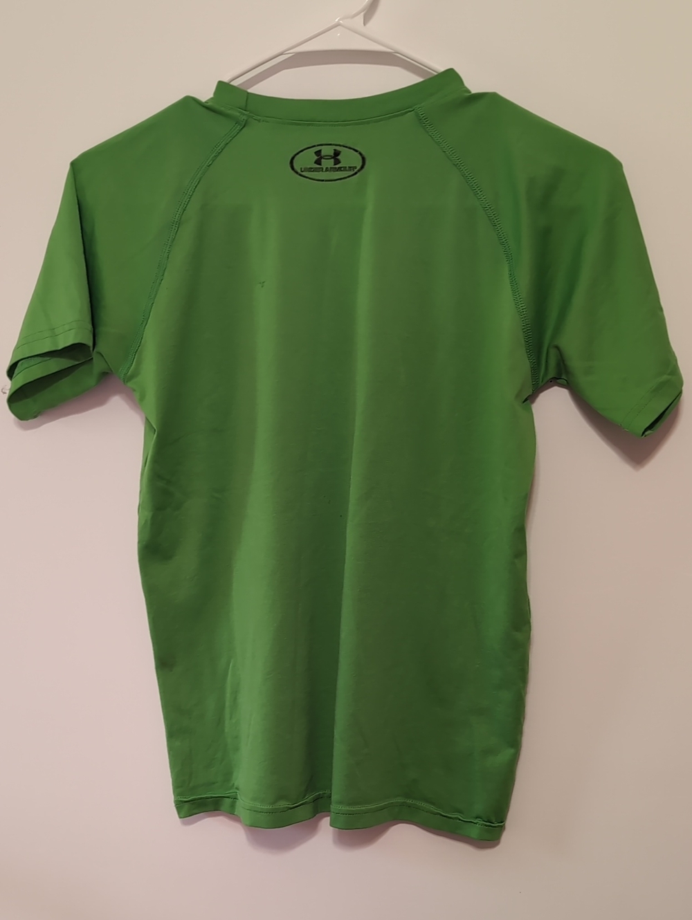 Under Armour Green Short Sleeve Logo Tee Shirt Size Youth Medium - Picture 3 of 3